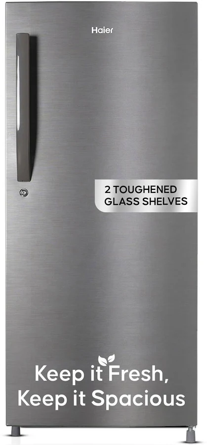 Haier 190L 4 Star Direct Cool Single Door Refrigerator Hed-204DS-P