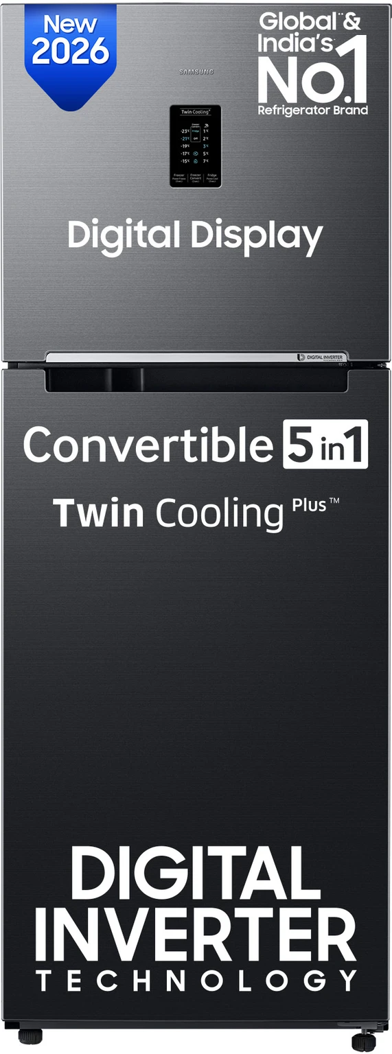 Samsung 301 L Frost Free Double Door 2 Star Refrigerator