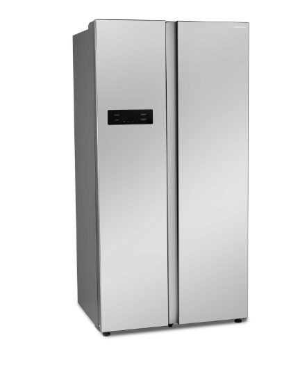 Kelvinator 562 Litre Side by Side Refrigerator KELVINATOR KRS-I570RNVHST (SILVER)