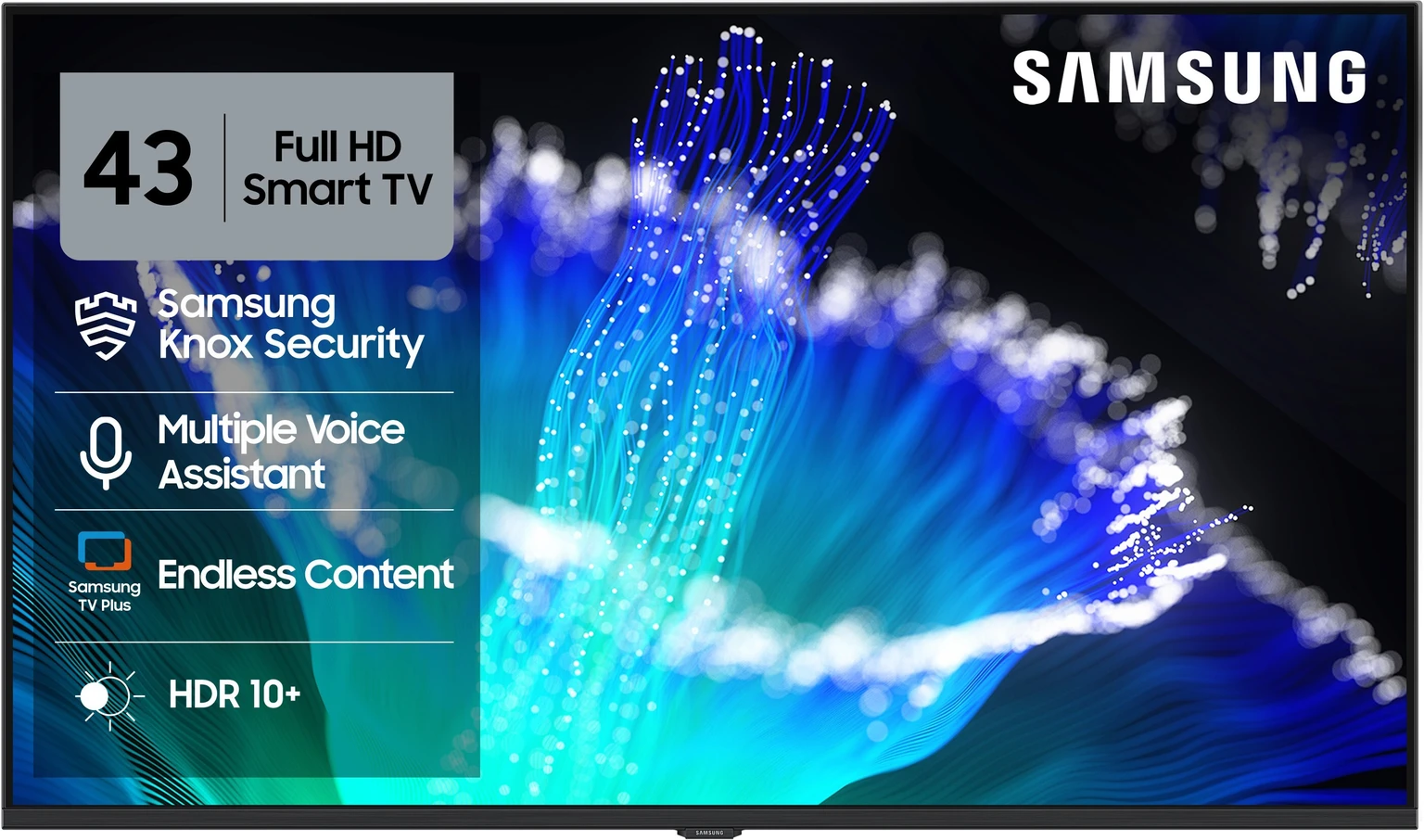 Samsung 108 cm (43 inch) Full HD LED Smart Tizen TV.