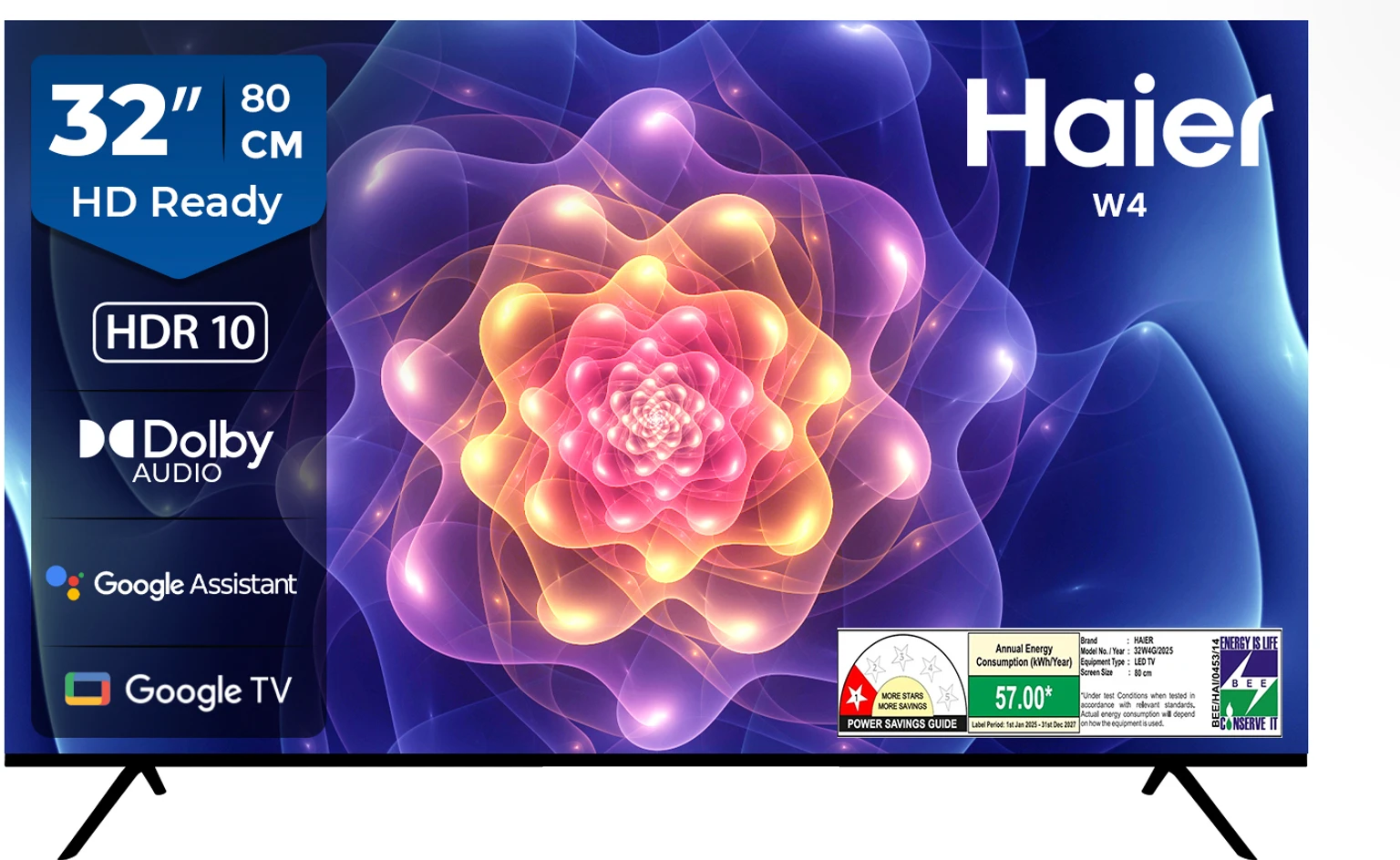 Haier W4G 80 cm (32 inch) HD Ready LED Smart Google TV 2025