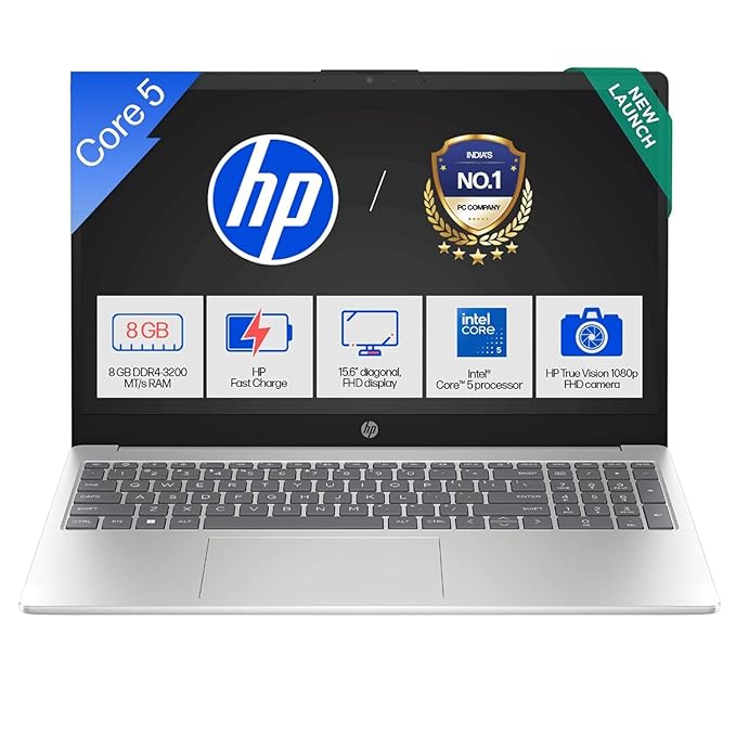 HP 15, Intel Core 5-Laptop (8GB DDR4,1TB SSD)