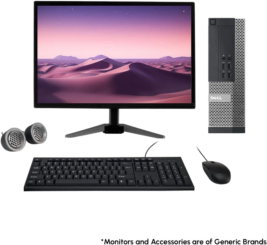 Dell Optiplex 19 Hd All In One Desktop Computer Set