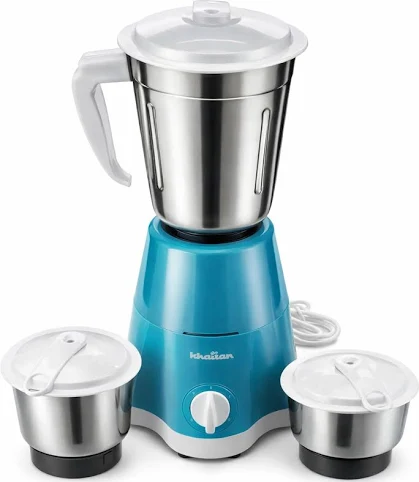 Khaitan Kitchen Appliances Series Blu-3jar-mixer 500 W Mixer Grinder