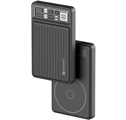 Portronics Luxcell Wireless Mini 10000mAh Fast Charging Power Bank